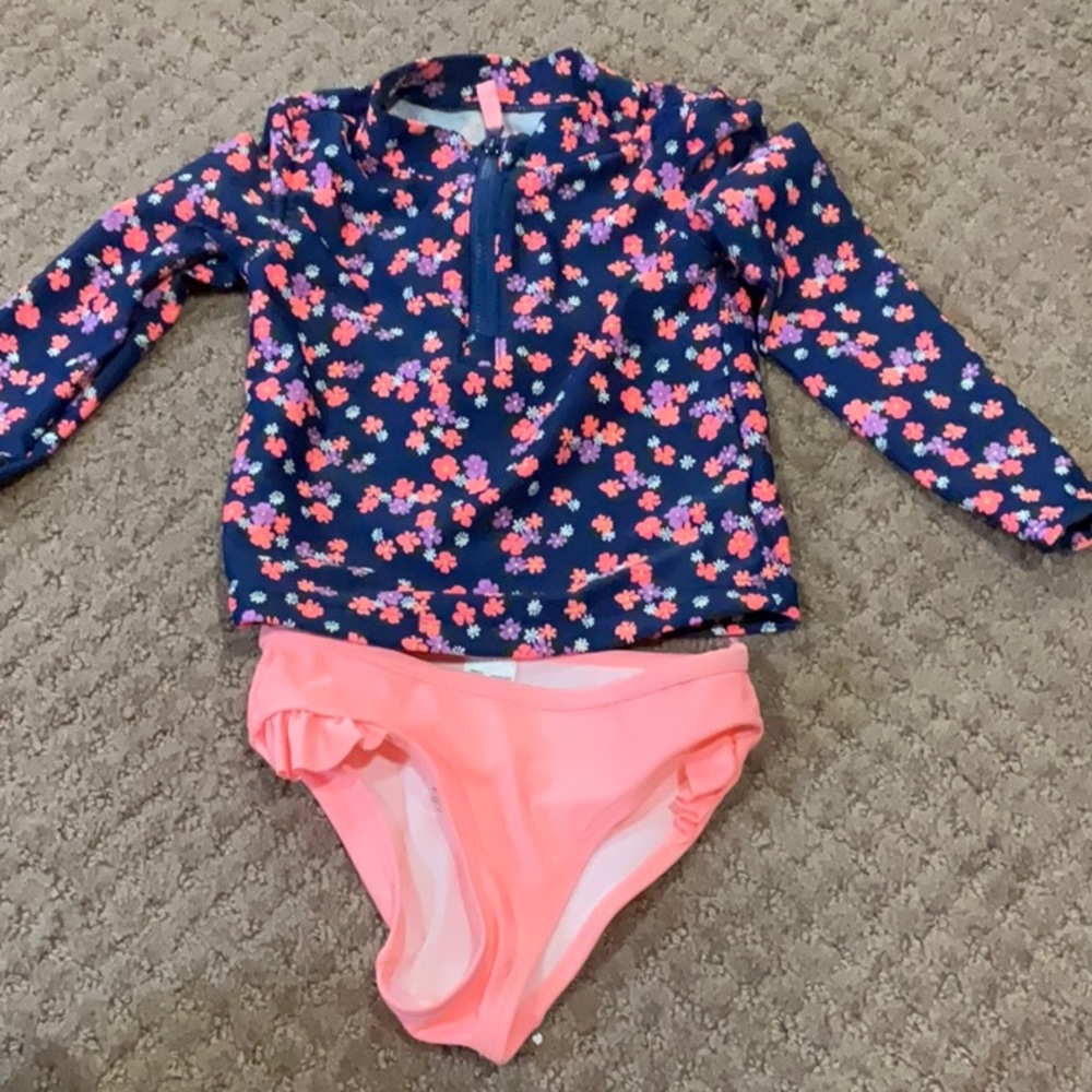 🌷CARTER’S 2 PIECE BATHING SUIT SIZE 2T